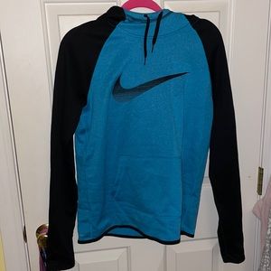 Blue and Black Nike Sweatshirt